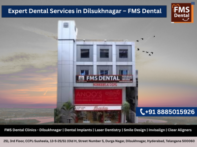 FMS DENTAL - Best Dental Clinic in Dilsukhnagar| Dental Implants |Cosmetic dentistry |RCT| Invisalign & Braces.