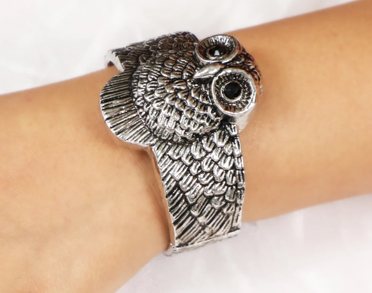shop Owl Cuff Bracelet – Theglamsutra