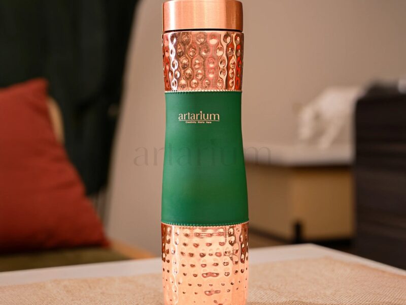 Copper Water Bottle - Pure Copper Bottle Price @ 1399 – The Artarium