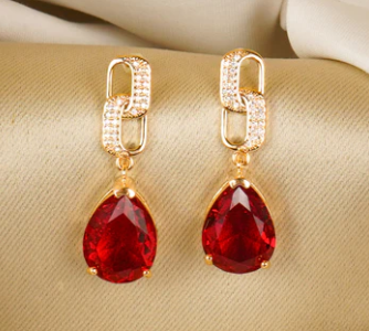Bold & Beautiful: Red Earrings for Her