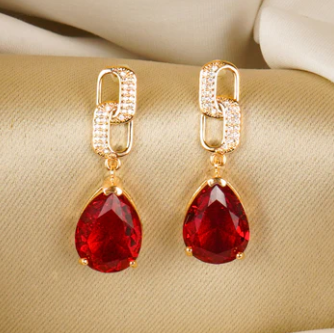 Bold & Beautiful: Red Earrings for Her