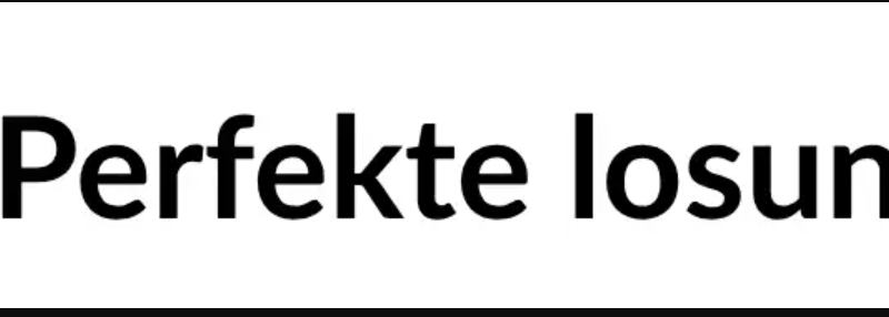 Perfekte losungen