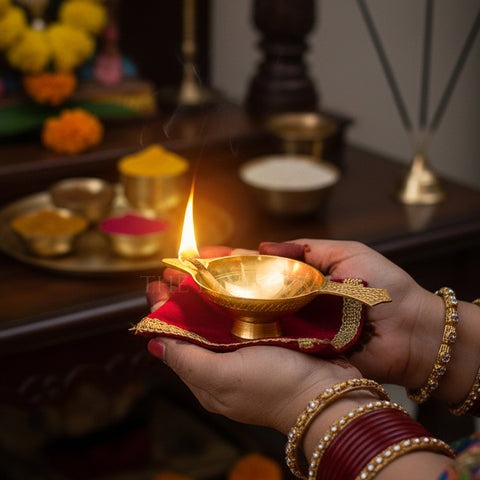 brass diya price