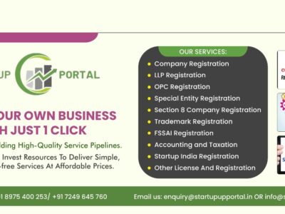 Startupportal Business Services | LLP Registration | Company Registration | Shop Act & GST Registration | ITR Filing