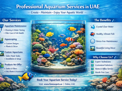 Famous Pets and Aquariums – Best Aquarium Shop in Dubai UAE