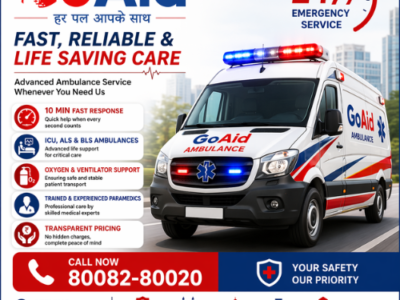 GoAid Ambulance Service – 24/7 Emergency & ICU Ambulance