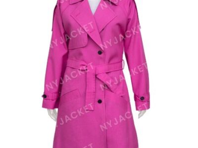 Pink Trench Coat