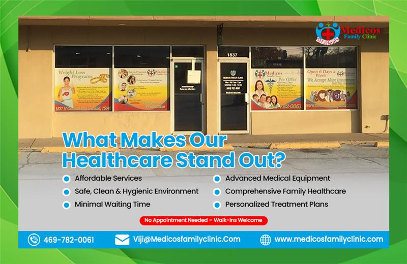 Medicos Family Clinic – Trusted Med Spa in Richardson