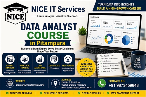 Best Data Analyst Course in Pitampura – Learn with Nice IT Services