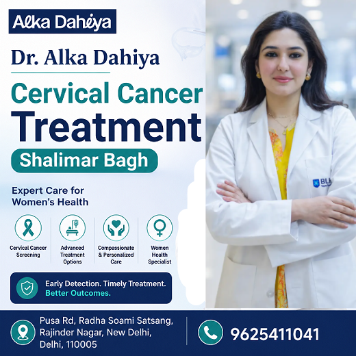 Cervical Cancer Treatment Shalimar Bagh | Dr. Alka Dahiya