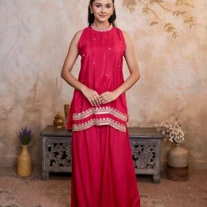 Rani Pink Suits for Women | Shop Festive Rani Pink Clothing Online at Gulbahar