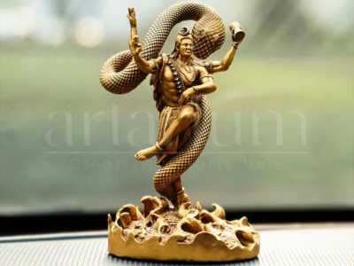 Mystical Dancing Shiva Idol for Car – Divine Energy & Positive Vibes